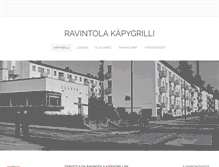 Tablet Screenshot of kapygrilli.fi